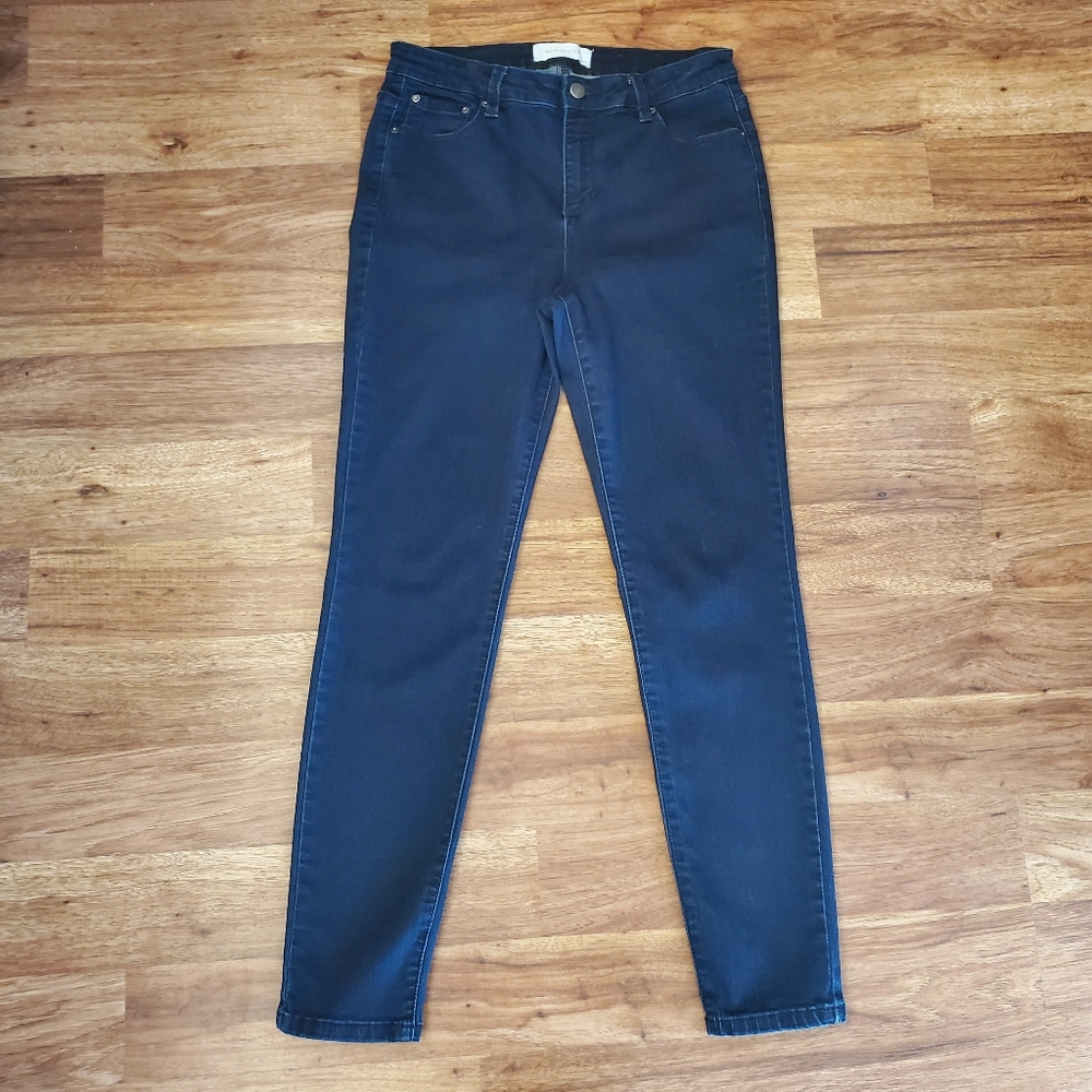 Blue Revival Skinny Jeans Size 28 Mid Rise